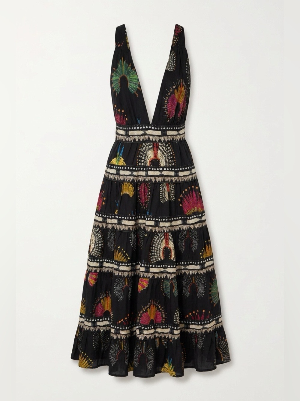 NWOT Farm Rio Maxi Dress Size XS - Picture 6 of 15